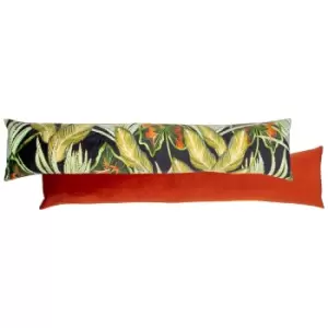 Image of Mogori Abstract Leaves Draught Excluder Sunset