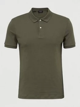 image of Selected Homme Paris Polo Shirt - Green Size M Men