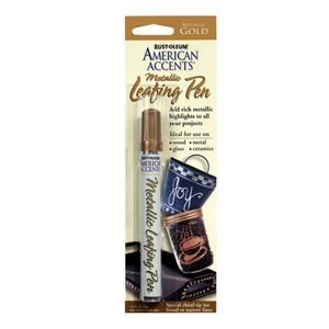 Image of Rust-Oleum American accents Gold effect Leafing pen 9.3ml