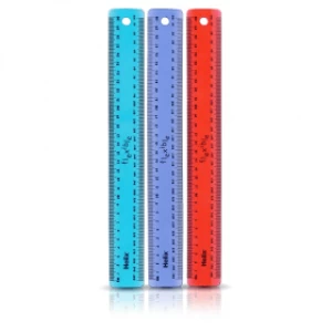 image of Helix Translucent Flexirule 30cm Ruler - Assorted Colours