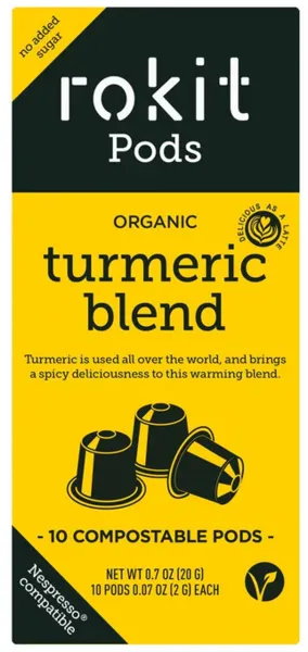 Image of Rokit Organic Turmeric Blend Coffee 10 Pods