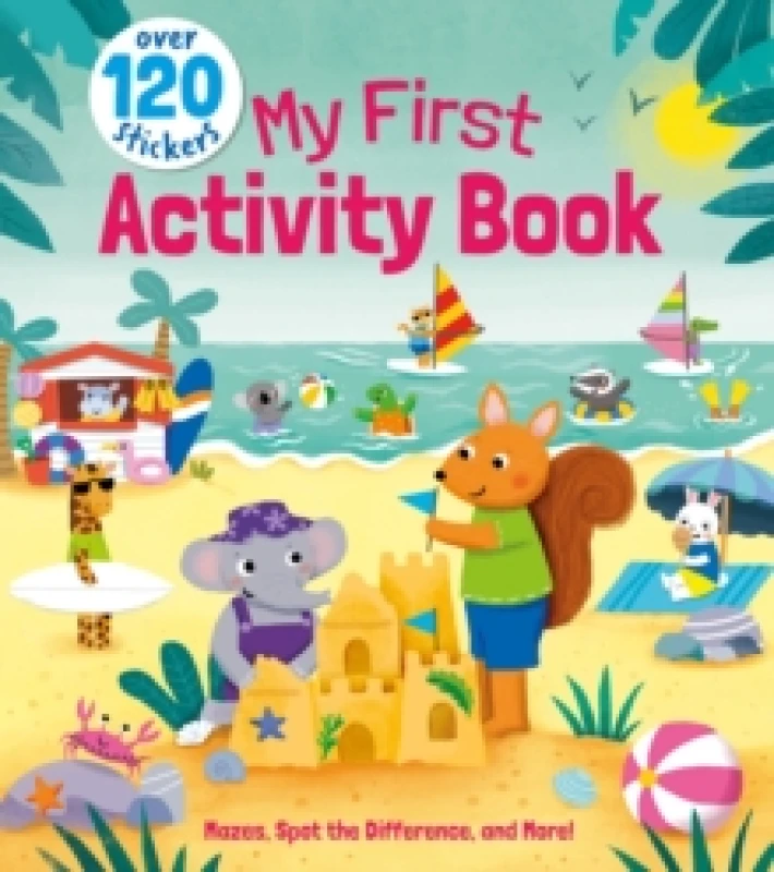 Image of My First Activity Book : Mazes, Spot the Difference, and More! - Over 120 Stickers Paperback / softback