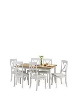 image of Julian Bowen Davenport Table & 6 Chairs