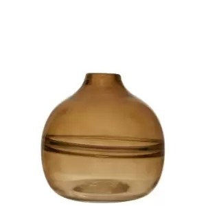 image of 20cm Brown Optik Vase