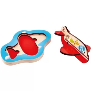 image of Hape 3D Airplane Puzzle