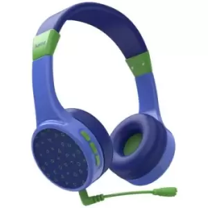 Image of Hama Teens Guard Children On-ear headset Bluetooth (1075101) Stereo Blue Headset, Volume control