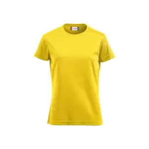 Image of Clique Womens/Ladies Ice T-Shirt (XL) (Lemon)