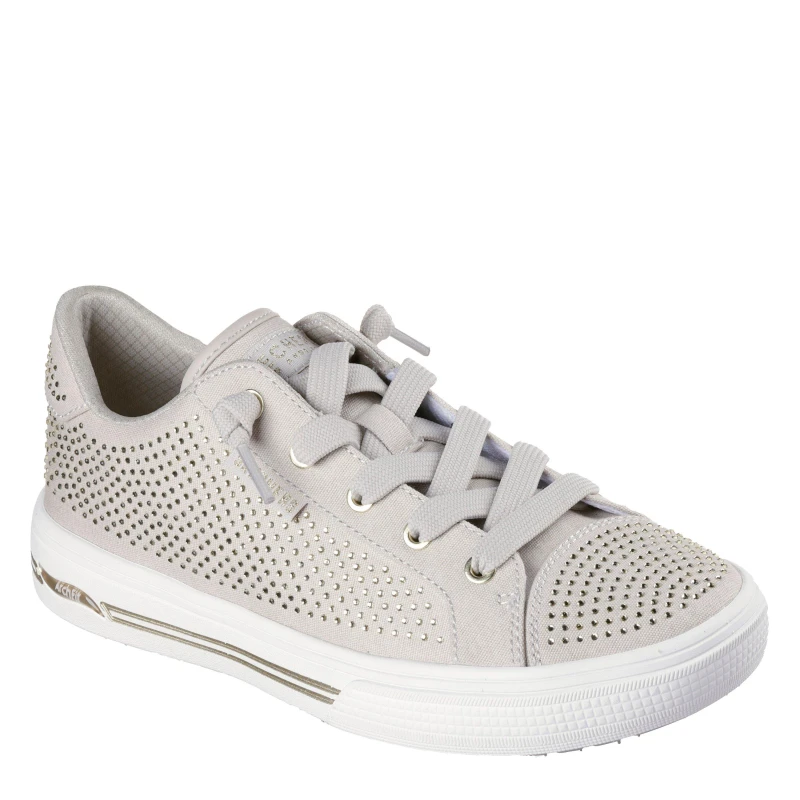 Image of Skechers Womens Slip On Trainers Taupe/Gold female 4 (37)