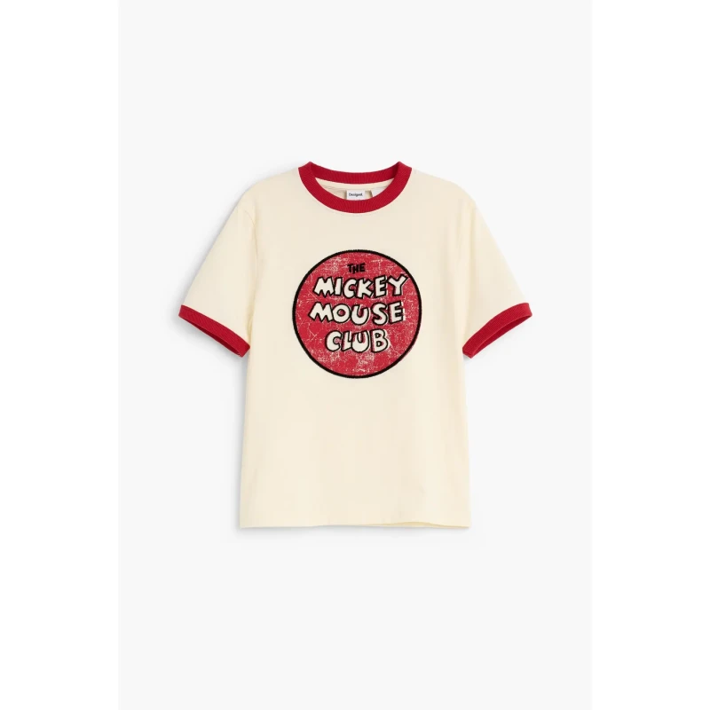 Image of Desigual Kid's T-Shirt Desigual The Mickey Mouse Club Blanc Male 9/10 ans