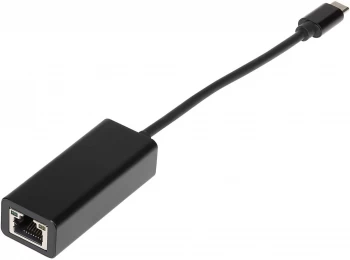 image of Nikkai USB-C to Gigabit Ethernet Network LAN Adapter 0.25m cable