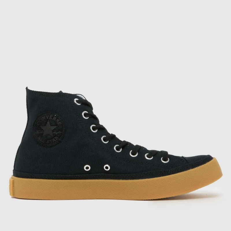 Image of Converse All Star Hi Trainers in Black Multi Black Multi UK 7 (EU 40)