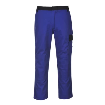 Image of Portwest TX36 Munich Trousers Navy / Royal 3XL 31"
