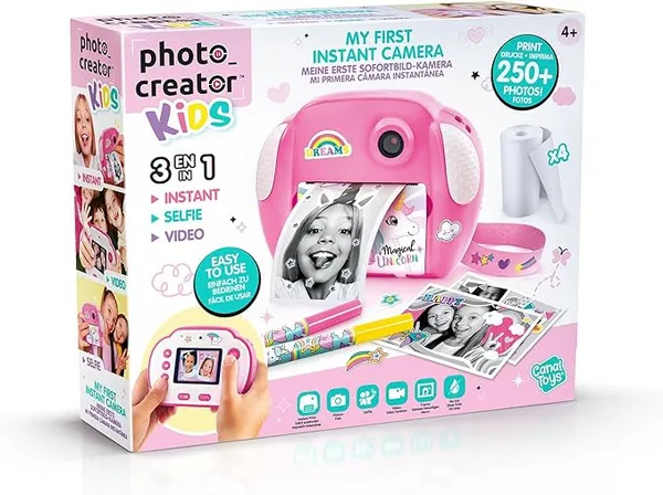 image of Photo Creator Photo Creator Kids Instant Camera Pink