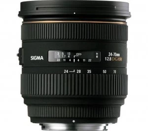 image of SIGMA 24 70 mm f2.8 EX DG IF HSM Standard Zoom Lens for Sony