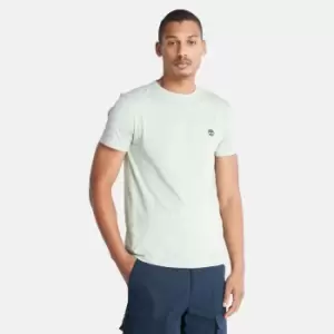 Image of Timberland Dunstan River Slim-fit T-Shirt For Men In Green Light Green, Size 3XL