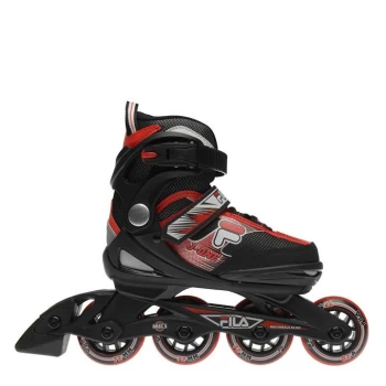 image of Fila J-One Junior Boys Inline Skates - Black/Red