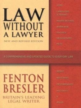 Image of Law Without a Lawyer by Fenton Bresler Book
