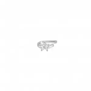 Image of Sentimental Silver Cubic Zirconia Shape Star Earcuff 149209/003