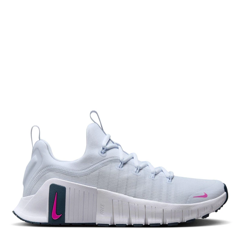 Image of Nike Free Metcon 6 Womens Workout Shoes Grey/Navy/Pink female 7 (41)