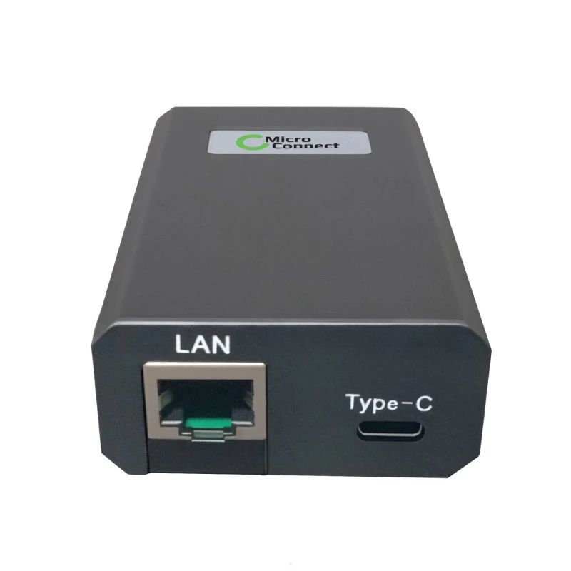 Image of Microconnect POEINJ-25W-USBC PoE adapter Gigabit Ethernet