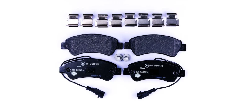 Image of HELLA Brake pad set HELLA 8DB 355 021-901