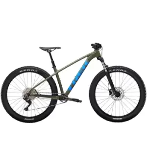 image of 2022 Trek Roscoe 6 Hardtail mountain Bike in Olive Grey and Waterloo Blue