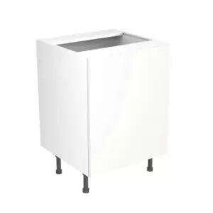 Image of KitchenKIT Slab 60cm Base Sink Unit - Matt White