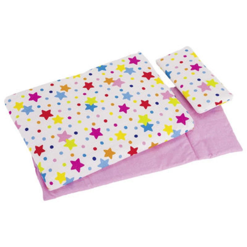 Image of Goki Star Bedding Set For Dollhouse Furniture
