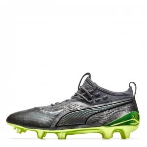 image of Puma ONE 19.1 FG/AG Football Boots - Aged Silver/Cha