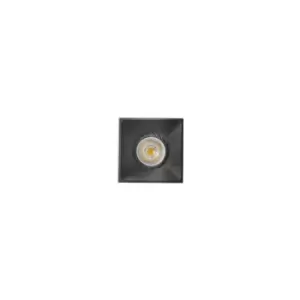 image of Faro Neon - Black recessed Downlight 1x GU10 Square