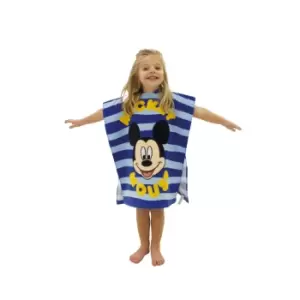 image of Disney Mickey Sea Stripe Poncho