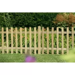 Image of Forest Garden 6ft x 3ft (1.83m x 0.9m) Pressure Treated Ultima Pale Picket Fence Panel