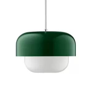 image of Haipot Matsu Dome Pendant Dark Green 23cm