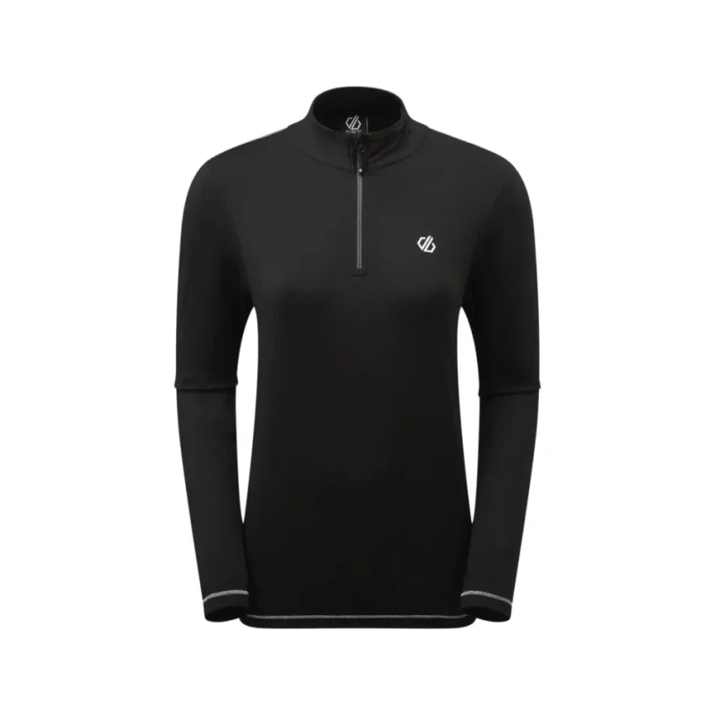 Image of Womens 1/4 zip fleece Dare 2B Lowline II Noir Female 52