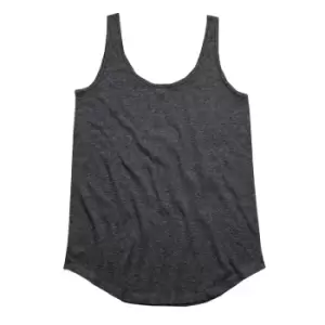Image of Mantis Womens/Ladies Loose Fit Sleeveless Vest Top (S) (Charcoal Grey Melange)