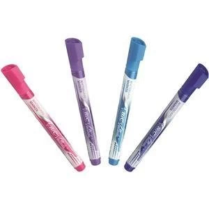 Image of Original Bic Velleda Liquid Ink Pocket Dry Wipe Whiteboard Markers Black