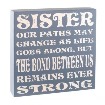 Image of Sister Plaque By Heaven Sends