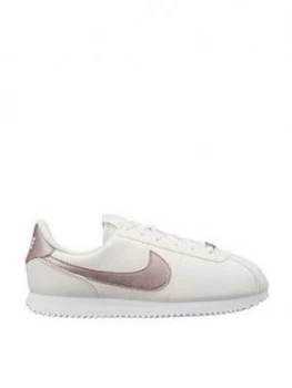 Image of Nike Cortez Basic Sl Junior Trainer Grey Red Size 3