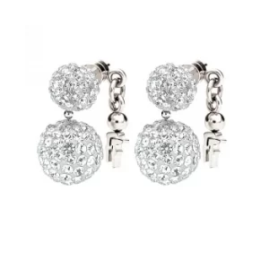 Image of Ladies Folli Follie Sterling Silver Bling Chic Earring