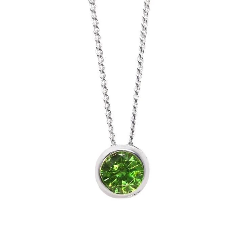 Image of Say It With May Necklace in Silver Size: 18" Silver Unisex 18"