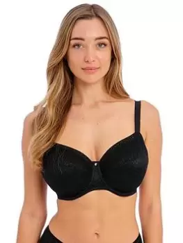 Image of Fantasie ENVISAGE UNDERWIRED FULL CUP SIDE SUPPORT BRA - Black, Size 34F, Women