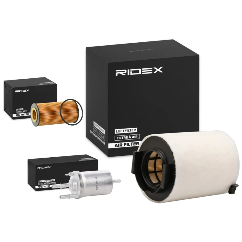 Image of RIDEX 4055F22795 Filter Set with gasket/seal, with pre-filter Filter Set (4055)