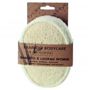 Bamboo Loofah Exfoliating Sponge Cream and Yellow