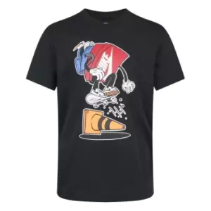 image of Nike Kids Nsw Nike Skateboard T-Shirt, Black, Unisex, T-Shirts, 86K099-023