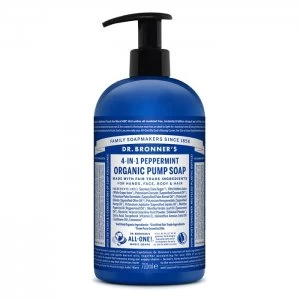 Image of Dr Bronner Dr Bronner Dr Bronner's Organic Pump Soap Sugar Peppermint 710ml