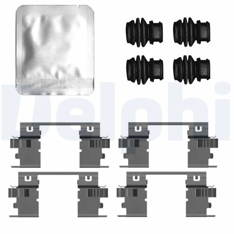 Image of DELPHI Brake pad fitting kit DELPHI LX0799