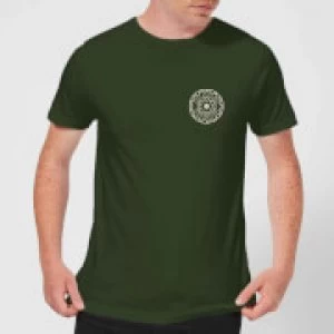 Image of Crystal Maze Fast And Safe Pocket Mens T-Shirt - Forest Green - S