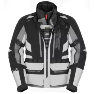 Image of Spidi All Road H2Out Motorcycle Textile Jacket, grey, Size XL, grey, Size XL
