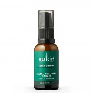 image of Sukin Super Greens Recovery Serum 30ml