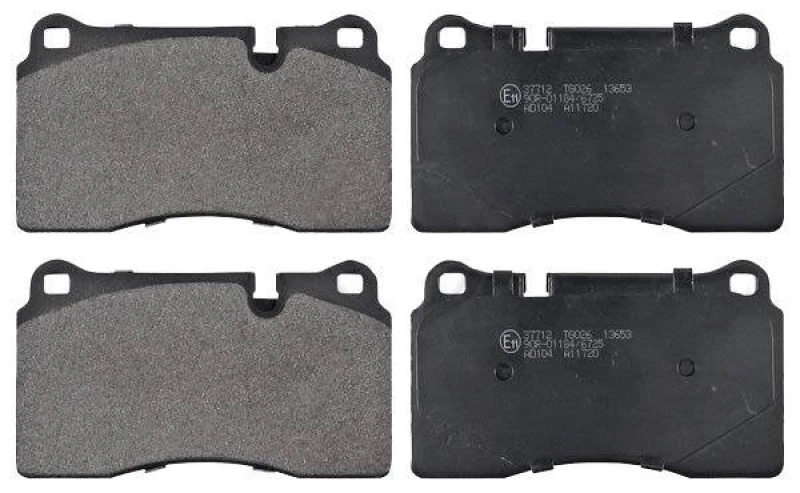 Image of A.B.S. 37712 Brake pad set prepared for wear warning indicator Brake Pad Set,disc brake (402)